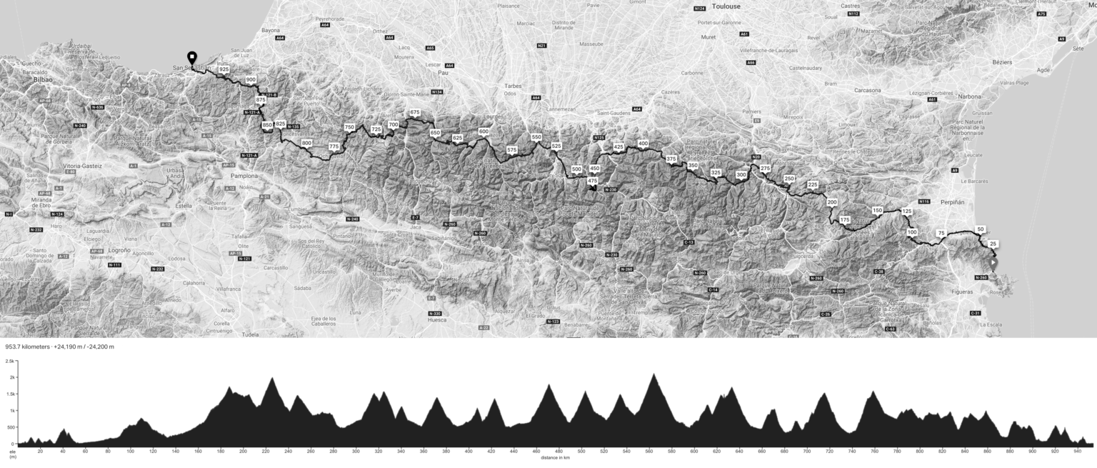 Transpyrenees2019_Route Transpyrenees2019_Route